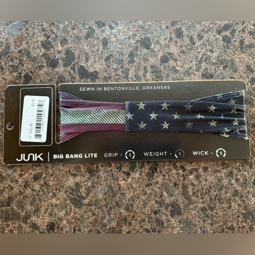 American Flag Print JUNK Performance Headband - Picture 4 of 4